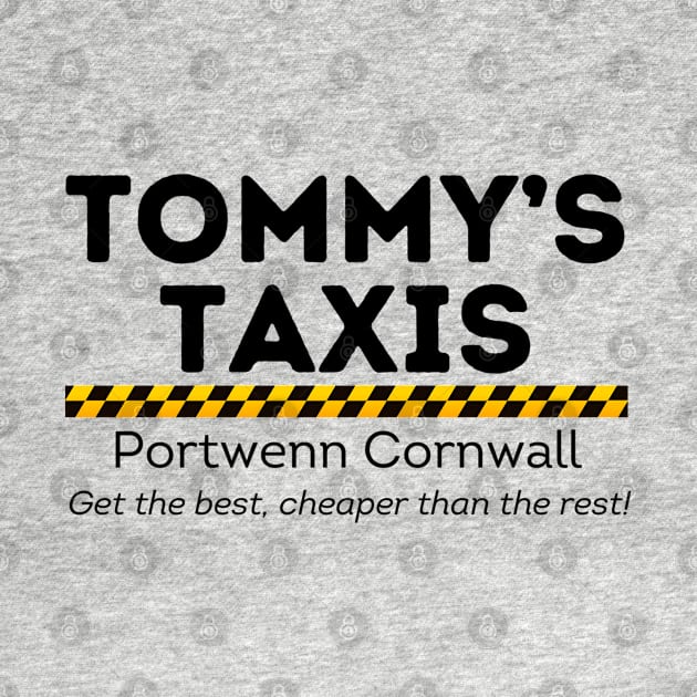 Doc Martin Tommy's Taxis Portwenn Port Isaac Cornwall by SonnyBoyDesigns